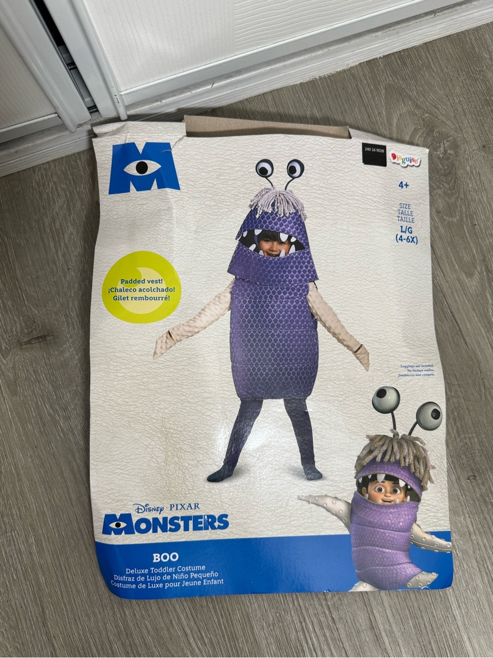 Disney Monsters Boo Toddler Costume - Purple